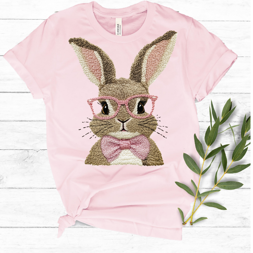Bunny with Glasses Tee