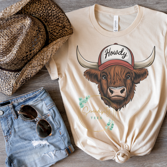 Howdy Cow Tee