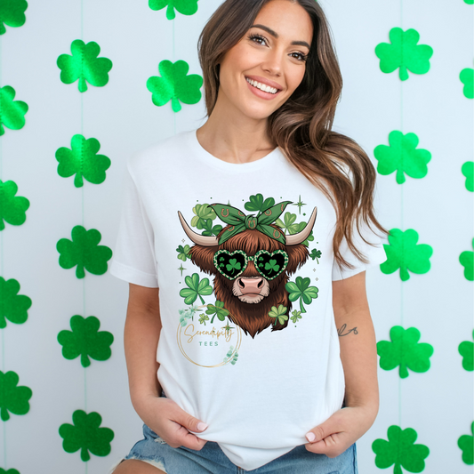 Shamrock Cow Tee