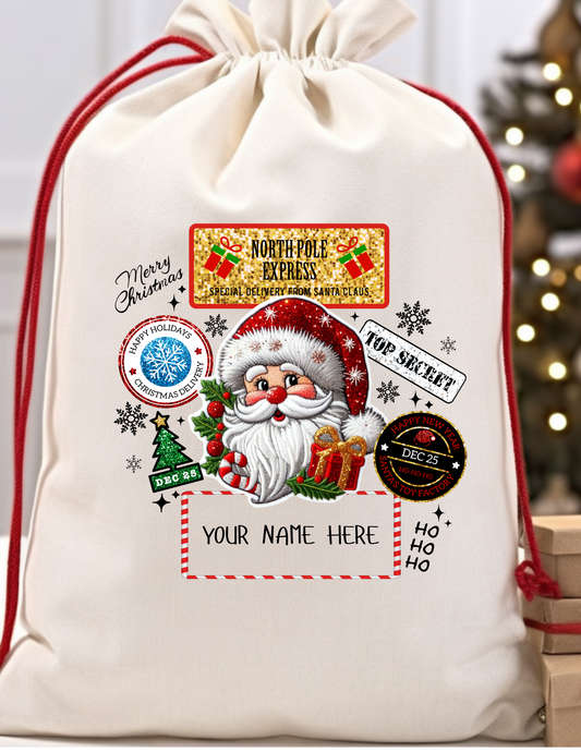 Personalized Santa Sacks