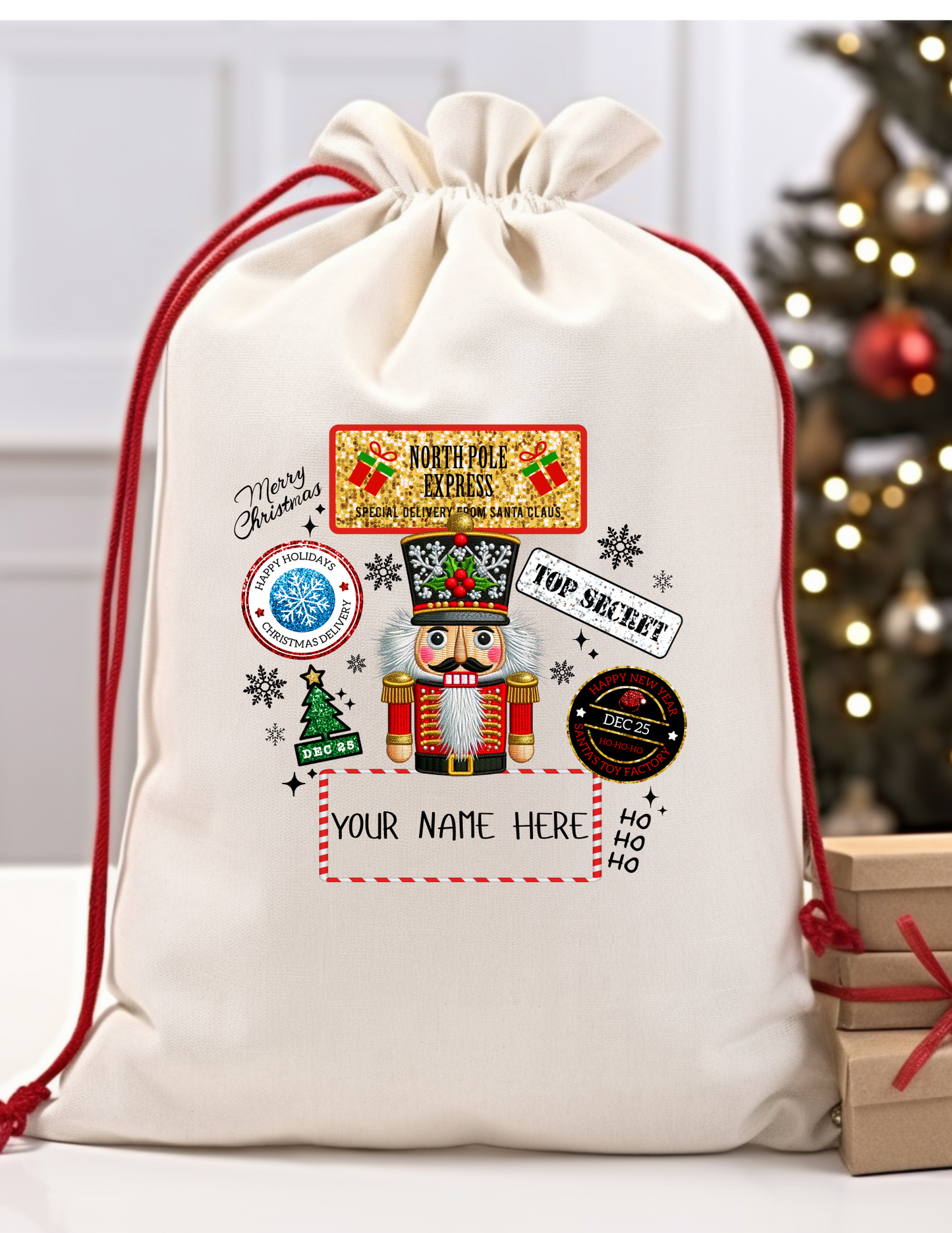 Personalized Santa Sacks