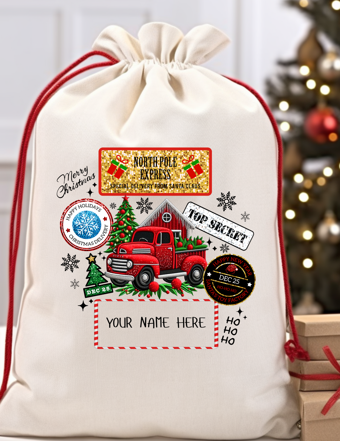 Personalized Santa Sacks