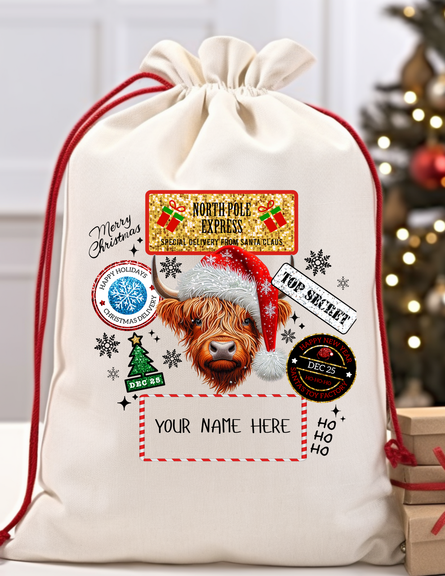 Personalized Santa Sacks