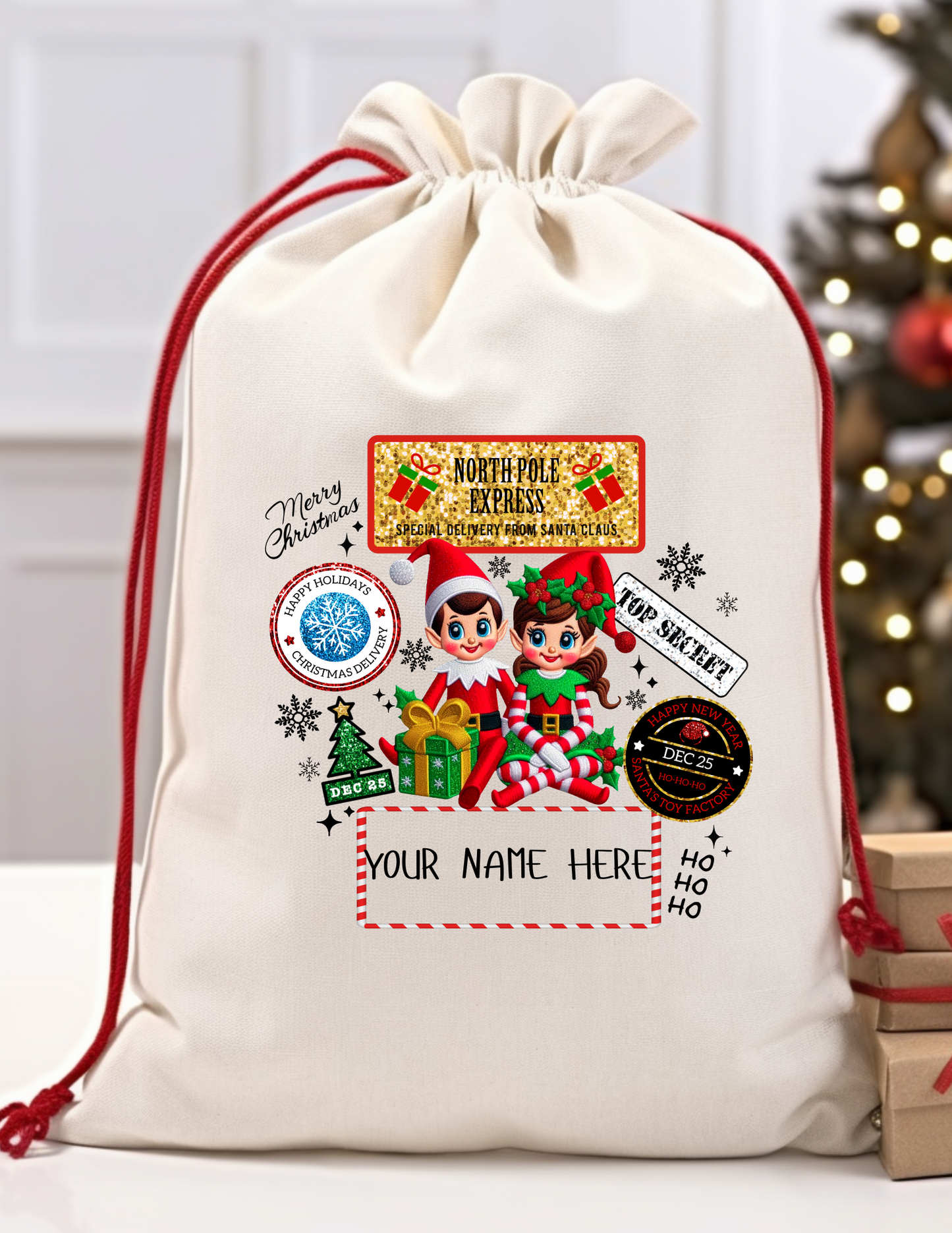 Personalized Santa Sacks
