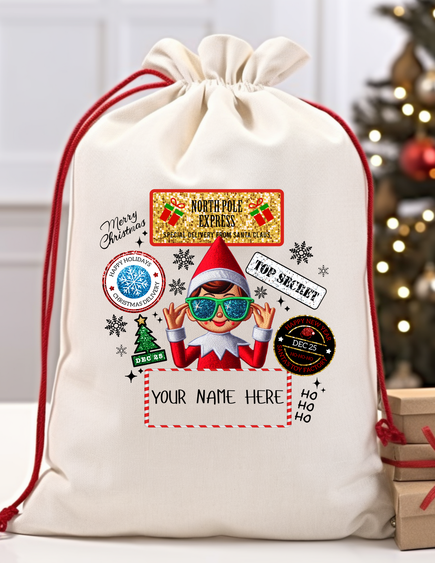 Personalized Santa Sacks