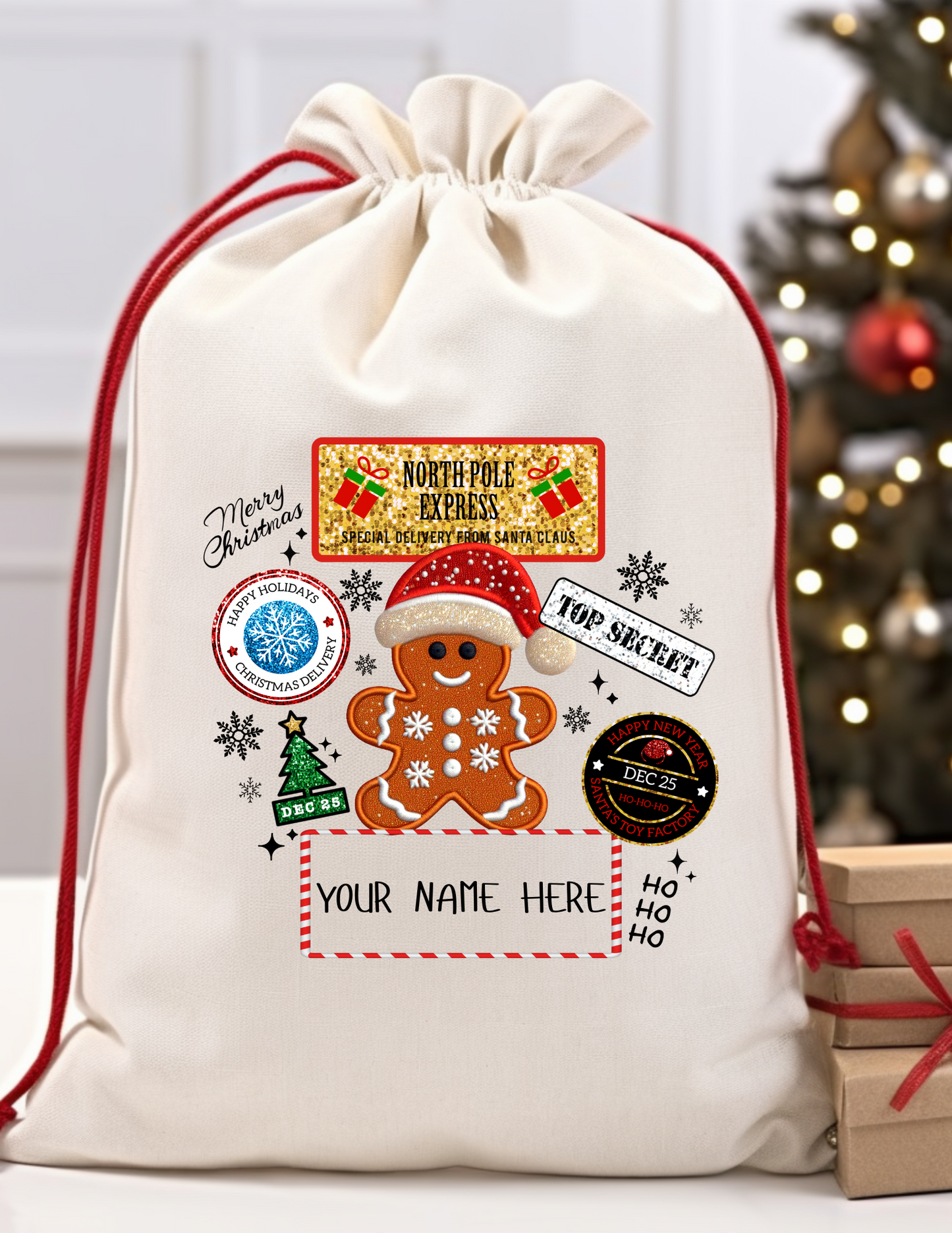 Personalized Santa Sacks