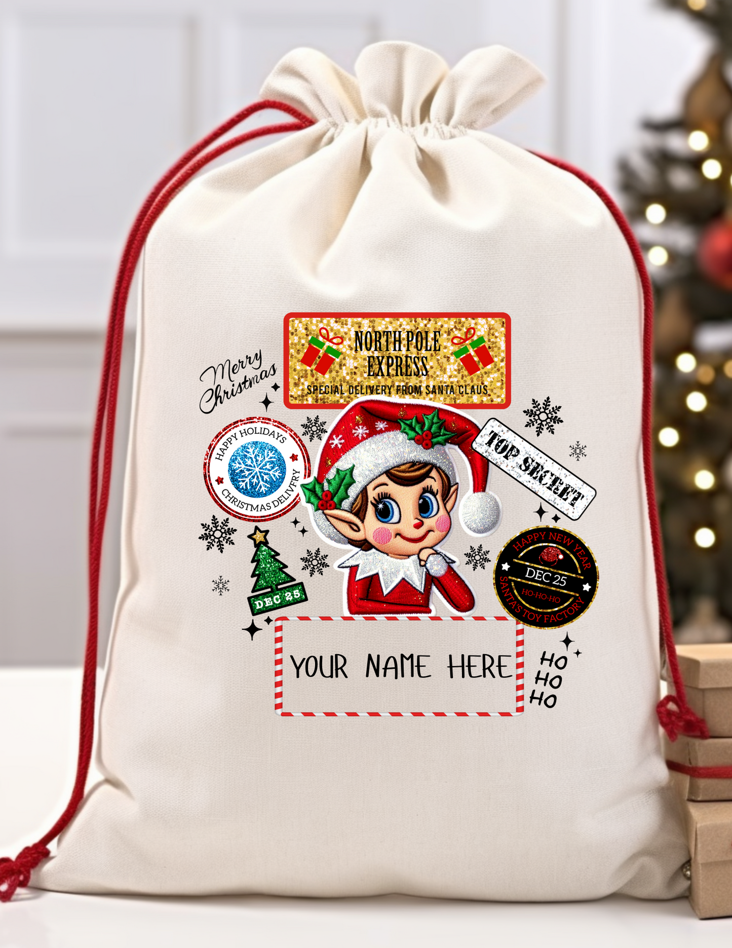 Personalized Santa Sacks