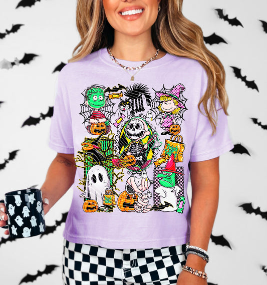 Snoopy characters Halloween Tee