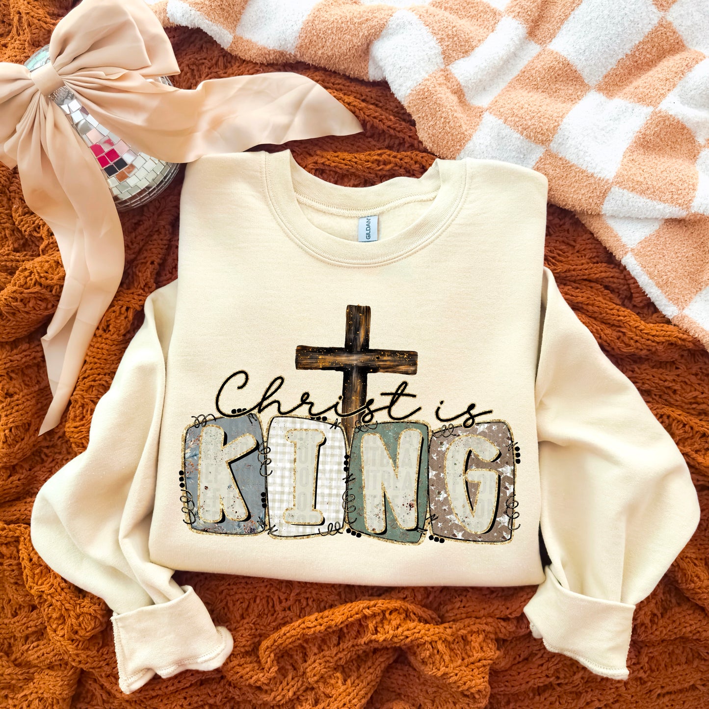 Christ is King Christmas Sweatshirt