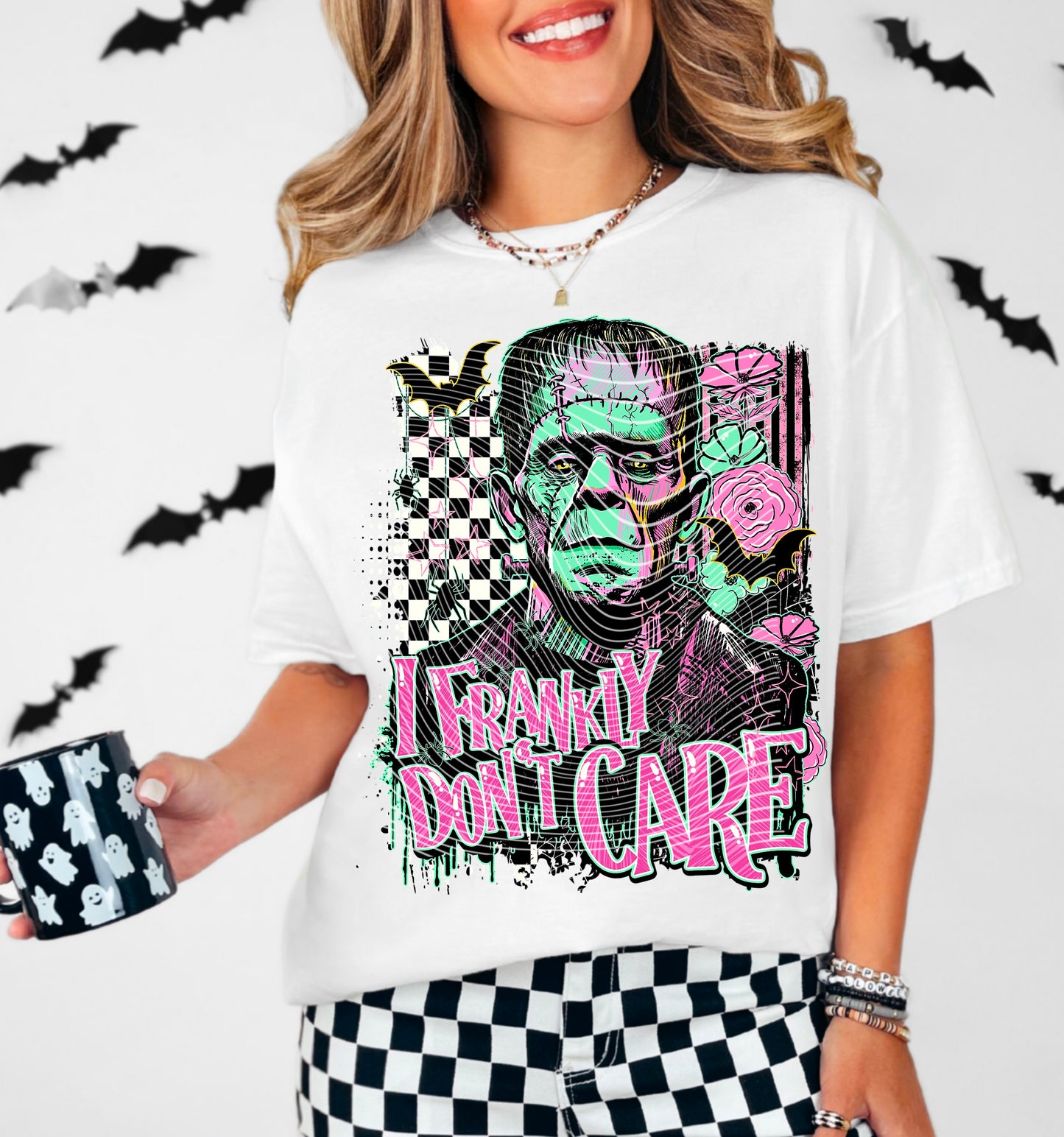 Frankenstein “I frankly don’t care” Tee