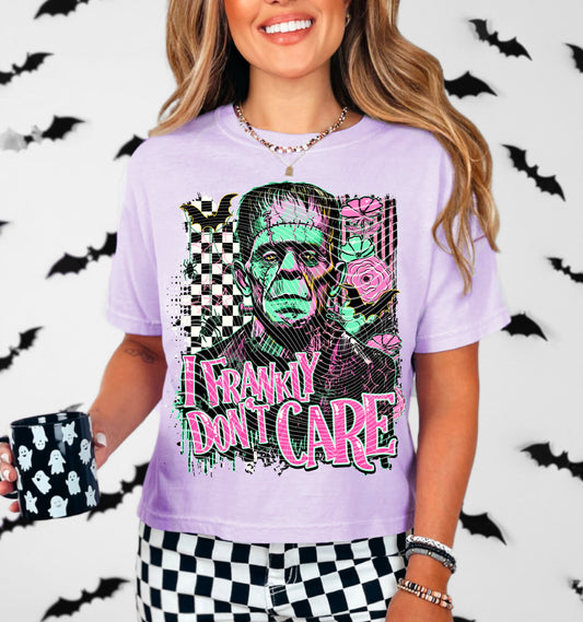 Frankenstein “I frankly don’t care” Tee