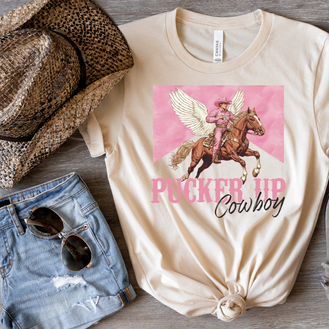 Pucker up Cowboy Tee