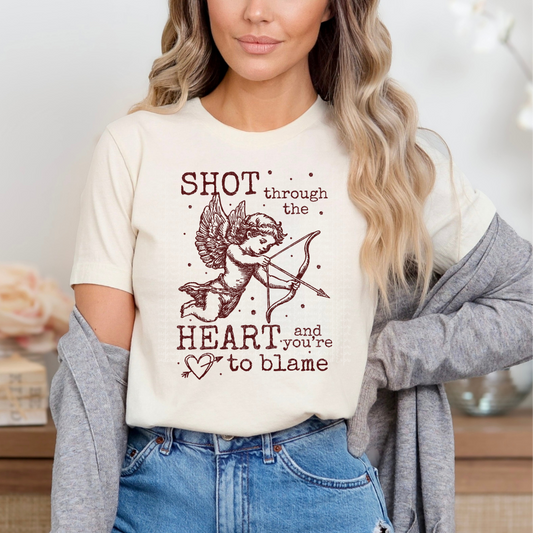 Shot through the heart Tee