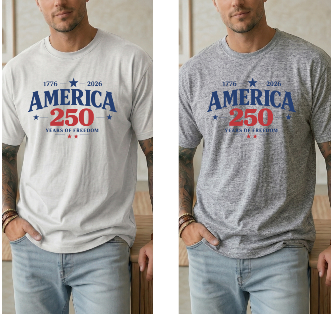 America 250 men’s Tee