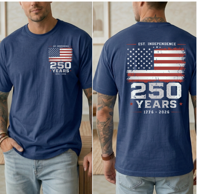 Men’s 250 year freedom tee