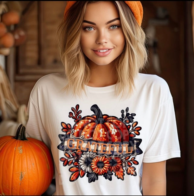 Grateful Pumpkin Tee