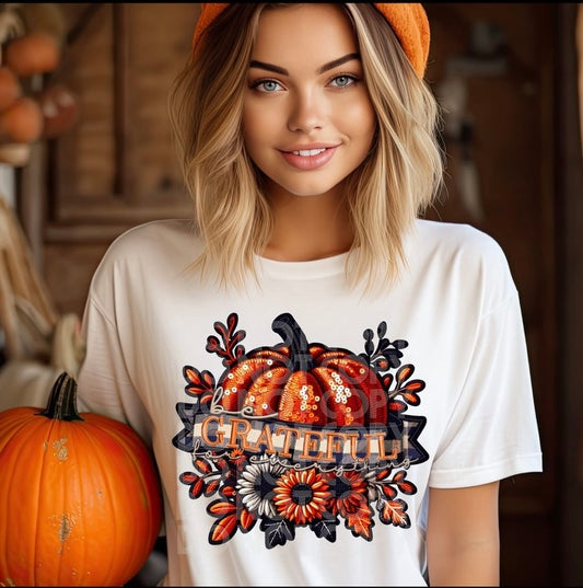 Grateful Pumpkin Tee