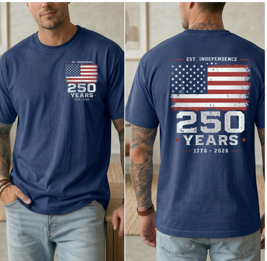 Men’s 250 year freedom tee