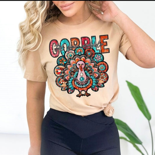 Gobble Till You Wobble Tee