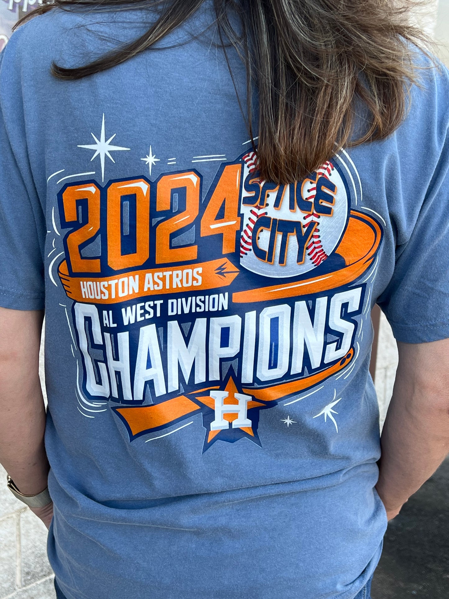 24’ Al West Champions Astros Tee