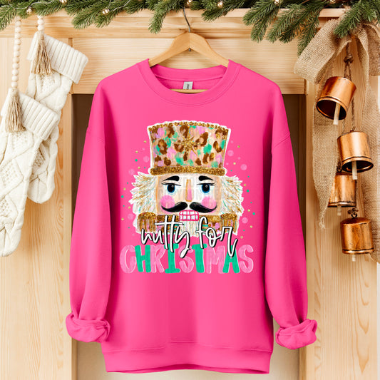 Nutty For Christmas Nutcracker Sweatshirt