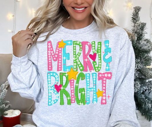 Merry and Bright sweatshirt