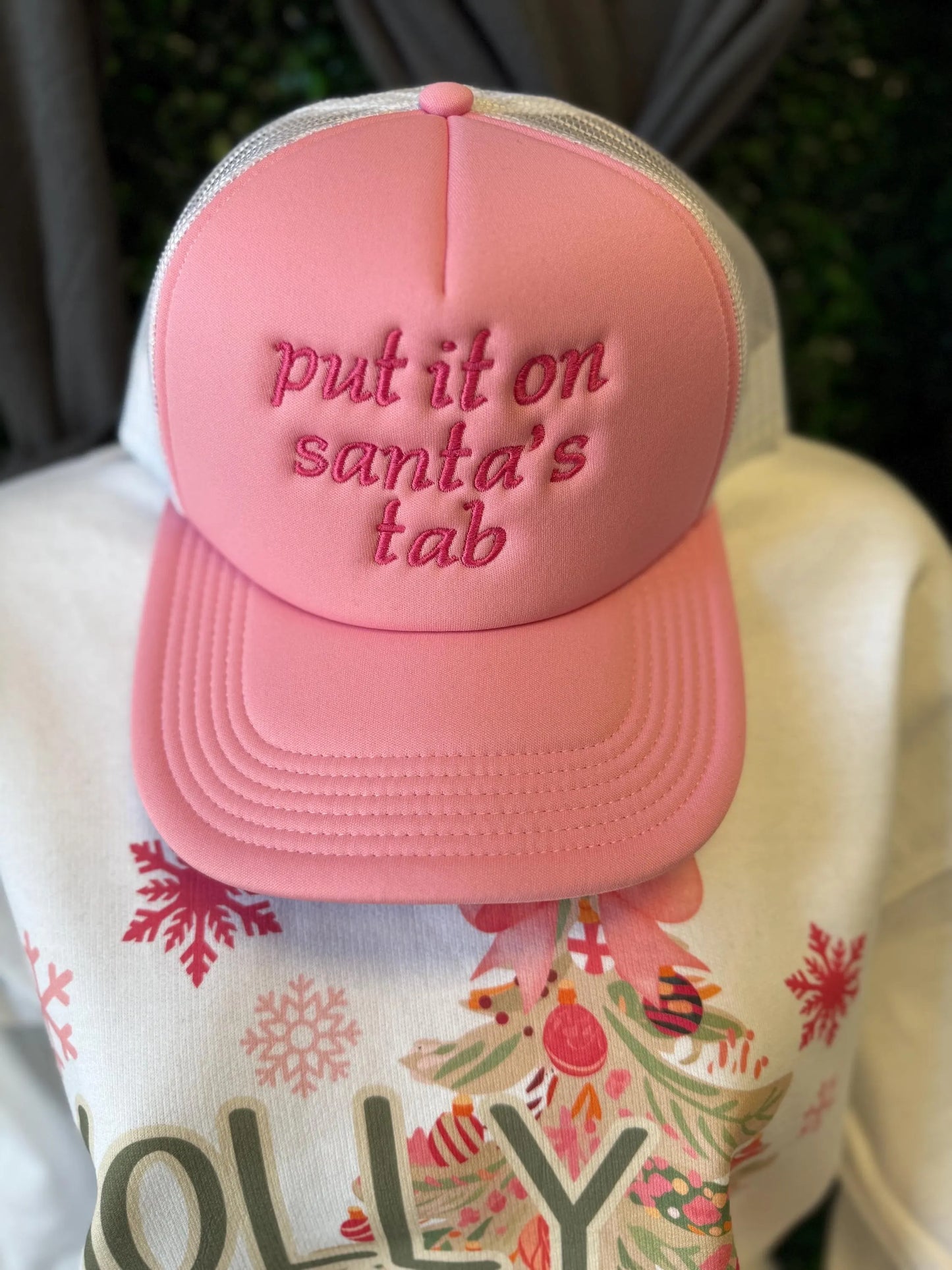 Put it on Santa's Tab Trucker Hat